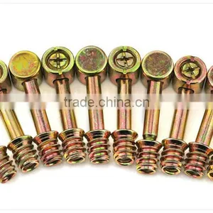Four in One Connecting Fittings, Furniture Nuts and Bolts, Hammer Connecting Fittings thumbnail-5