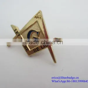 Cheap Custom Quality Metal Masonic Lapel Pin Badge thumbnail-1