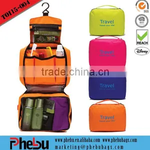 Hanging Folding Travelling Storage Bag Suitcase Organizer Toiletry Bag(TOI15-004) thumbnail-1