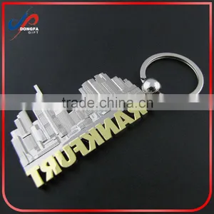 Germany Souvenir Custom Metal Frankfurt Keychain thumbnail-1
