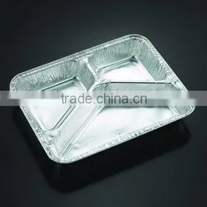 Three Compartment Aluminium Container thumbnail-2