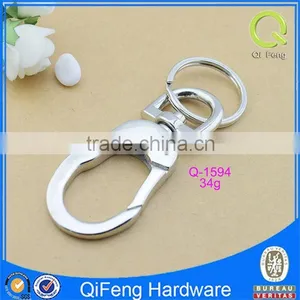 Q-1594 Snap Buckle Hook Silver Keyring Hooks thumbnail-1