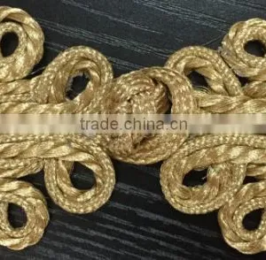 Chinese Button Knot Gold Color thumbnail-1
