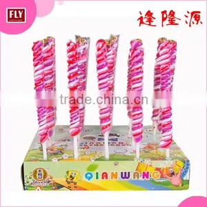 Fruit Flavour Sweets Swirl Giant Lollipops Stick thumbnail-2