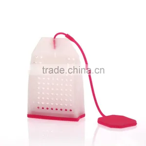 Factory Price BPA Free Silicone Bag Shape Tea Infuser thumbnail-2