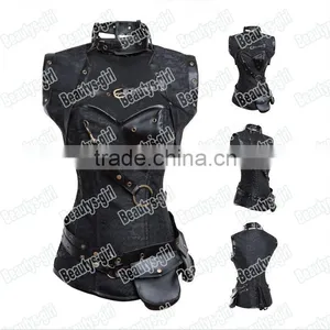 Sexy Steampunk Corset,steel Bone Corset thumbnail-1