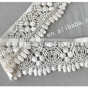 Newest Design 6.5cm Width Cotton Indian Saree Border Lace Trim Wholesale thumbnail-3
