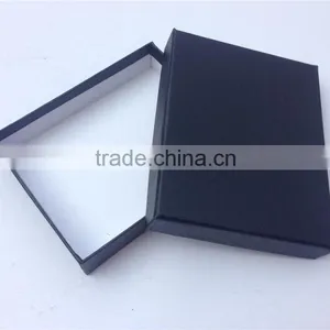 Black Cardboard Gift Package Hard Gift Paper Box thumbnail-5