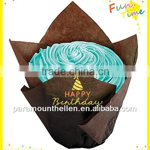 Colorful Tulip Cake Cup Cupcake Baking Wrapper for Thanksgiving thumbnail-2