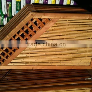 Japanese Style Wood Frame Fence Fencing Screen thumbnail-1