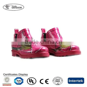 Garden Shoes Colorful,Short Ankle Rain Boots,Non-slip Ankle Rain Boots thumbnail-1