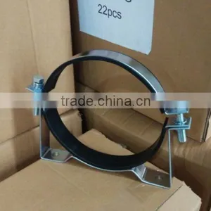 8"to 15" Zinc Plated With Rubber Hose Pipe Clamp Types thumbnail-6