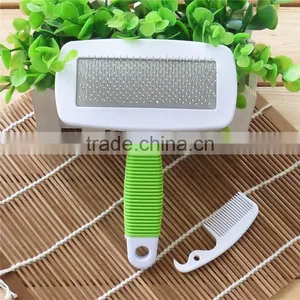 Most Selling Products Pet Slicker Brush With Little Comb Set thumbnail-1