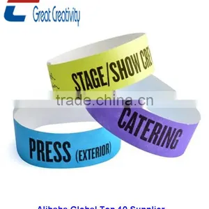 Custom Color Ty Vek/Paper Wristbands For Events thumbnail-6