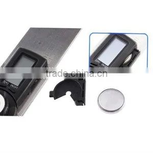 2in1 Digital Angle Finder Meter/ Protractor Stainless Steel With Moving Blade Ruler 360 Degree 400mm 0~999.9 Degree Range thumbnail-5