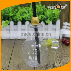 New Style Transparent PET 700ml Bulb Bottles LED Light Available thumbnail-3