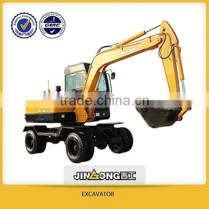 JGM907L Wheel Excavator With 0.25 Cub Meter Bucket Capacity thumbnail-1