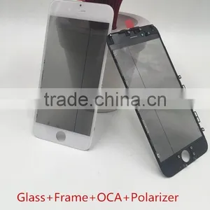 Glass With Cold Gule Press Frame With Oca Film With Polarizer for Iphone 6s Lcd Replacement With Cold Press Frame thumbnail-1