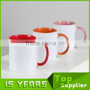 Mugs Manufacturer From China 11oz Inner Colorful Sublimation Ceramic Mug for Sale thumbnail-2