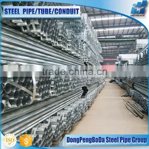 38.1*0.7mm Light Erw Pre Galvanized Steel Pipe thumbnail-1