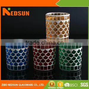 Factory Directly Provide Orange Red Green The Newly Decorative Candle Jars thumbnail-1
