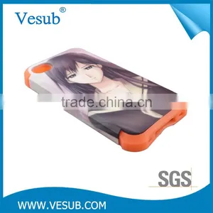 Cartoon Pattern Printing Ultra-Thin Rugged 3d Sublimation Case For IPhone 4 thumbnail-5