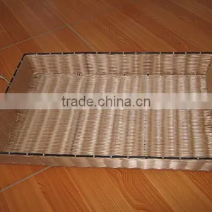 Wholesale Plastic Bread Baskets Plastic Woven Basket thumbnail-3
