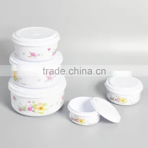 5 Pieces Plastic Lunch Box Storage Container to Keep Food Hot and Fresh thumbnail-3