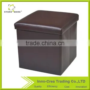 Wholesale Durable Colourful Folding Pu Leather Ottoman thumbnail-3