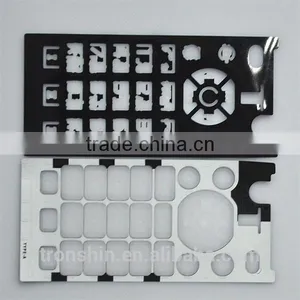 High Quality Eco-friendly Hybrid Silicone& PET Mobile Phone Keypad Sheet thumbnail-6
