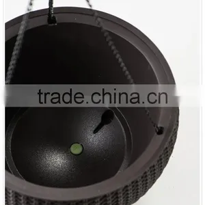2-Piece Garden Plant Hanger Round Planters Decor Pots thumbnail-5