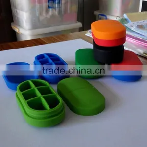 Eco-friendly Medical Convenient Seven Campartment Silicone Pill Case for Promotion thumbnail-6