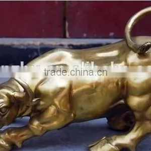 Cast Bronze Bull Sculpture ,bronze Animal Sculptures thumbnail-1