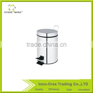 12L PP Best Big Mirror-polished Surface Trash Bin thumbnail-1