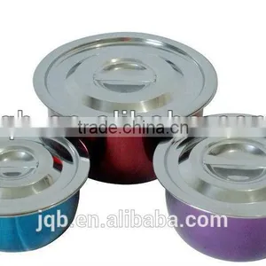 Hot Sell Stainless Steel Mixing Bowl Colored Bowl thumbnail-5