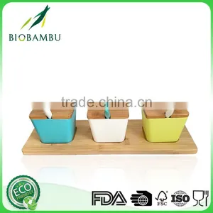 Eco-friendly Bamboo Spice Box, Storage Bottle&jars Fiber Seasoning Box thumbnail-1