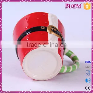 Wholesale Cheap Christmas Gift Ceramic Mug With Lid thumbnail-6