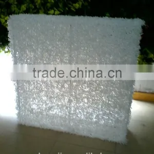 LXY081312 White Artificial Boxwood Hedge High Quality Plastic Milan Hedge Fence for Sale thumbnail-1
