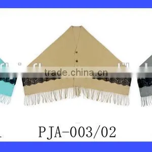 Hot Sale Scarf Shawl Oversize Plain Color Scarf Fall Winter Women Fashion Accessories Warm Scarf With Tassel thumbnail-1