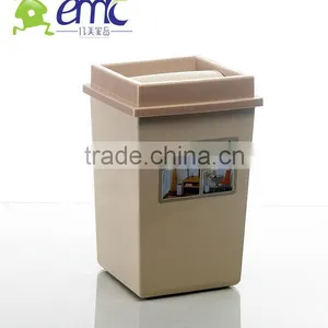 207 Square Shape Plastic Garbage Can thumbnail-1