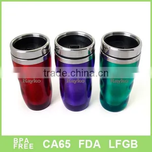 Paper Insert Clear Plastic and Travel Stainless Mug thumbnail-1