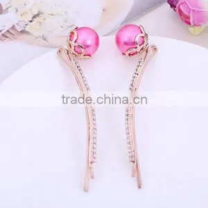 Beautiful Crystal Pearl Jewel Hair Clip thumbnail-4