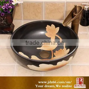 Natural Stone-like Ceramic Wash Hand Basin Sink thumbnail-1