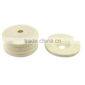 100% Hard Wool Felt Polishing Disc for Stainless Steel Glass Marble thumbnail-4