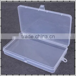 Clear Polypropylene Mini Storage Box With Hinged Lid,Snap Closure thumbnail-1