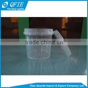 Wholesale Clear Food Grade PP 1 Litre Empty Plastic Screw Top Buckets With Handle thumbnail-4