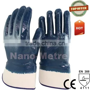 NMSAFETY Heavy Duty Nitrile Gloves Oil Iresistant Working Gloves thumbnail-1
