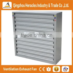 Heracles High Quality Low Noise Drop Hammer Type Ventilation Exhaust Fan for Greenhouse thumbnail-4