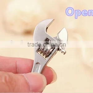 Mini Adjustable Spanner Tool With Key Chain , Promotional Mini Tool thumbnail-1