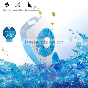 Mini Plastic Portable Fan USB Recharge Able Mini Airconditiner/ Water Cooler for Home thumbnail-6